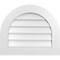 Ekena Millwork Round Top Surface Mount PVC Gable Vent: Non-Functional, w/ 3-1/2"W x 1"P Standard Frame, 26"W x 22"H GVPRT26X2201SN - alternate 1